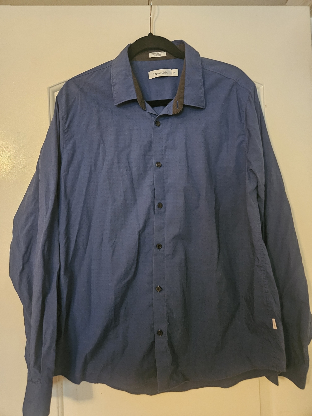 Calvin Klein Blue Men's Dress Shirt